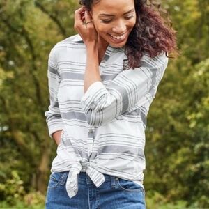 Matilda Jane Joanna Gaines Button Up Shirt Small S